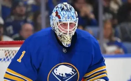 Sabres’ Luukkonen to Miss Time Due to Absence