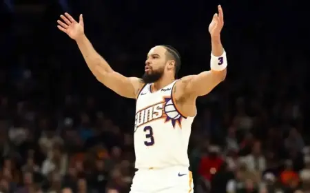 Dillon Brooks Scores 24 First-Half Points for Suns Against Pistons