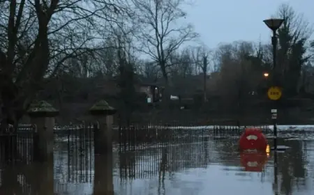 York’s Car and Coach Park Faces Flooding as River Levels Remain High