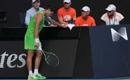 Alcaraz Dominates: Wins Second Set in Live Tennis Tracker