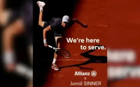 Allianz Names Jannik Sinner Global Brand Ambassador in Tennis Partnership