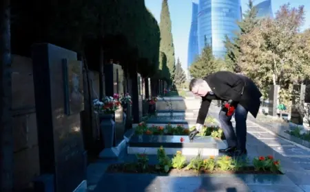 Israel FM Tours Alley of Martyrs and Victory Park