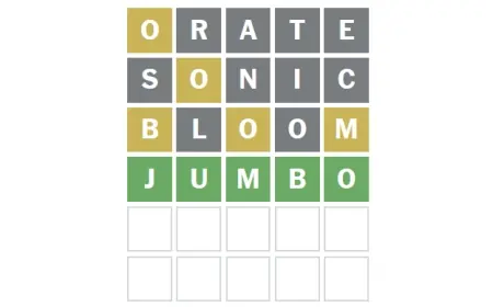 Wordle Answer for Jan. 30, 2026: “JUMBO” ends a tricky streak