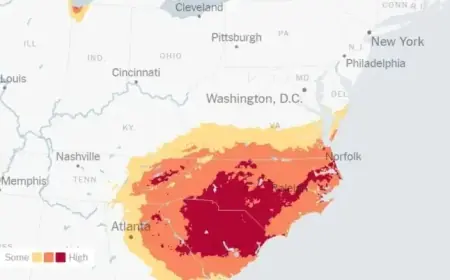 Rare Blizzard to Hit Carolinas Amid Winter Storm Forecast