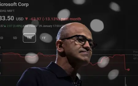 Microsoft stock slides after Microsoft earnings, as AI spending and Azure growth worry investors