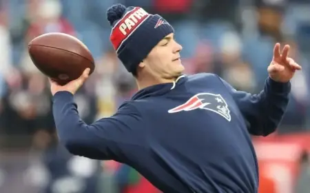 Injured Drake Maye Faces Uncertainty in Performance, Not Participation