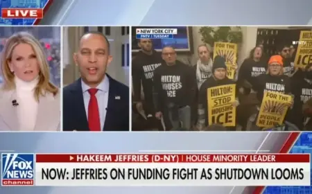 Fox’s Martha MacCallum Stunned as Hakeem Jeffries Claims Ignorance on NYC Mass Arrest