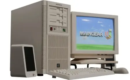 Maingear Retro98 Desktops Marry Modern Gaming Tech with Vintage Beige Design