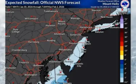 Jersey Shore Braces for High Winds, Flooding as Weekend Storm Shifts