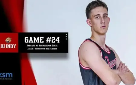 Jaguars Conclude Two-Game Road Trip at Youngstown State Friday