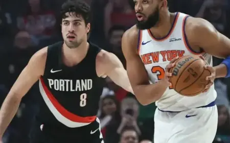 Knicks Face Trail Blazers in January 30 Showdown, 2026