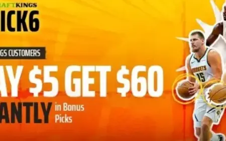 DraftKings Offers $60 in Bonus Picks for NFL with Pick 6 Promo