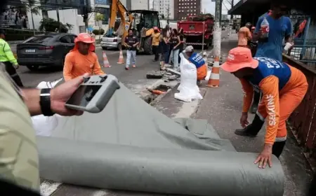 City Launches Emergency Intervention on Djalma Batista Road