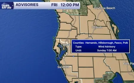 Wind Advisory alerts expand as winter storm winds hit East Coast and parts of the West