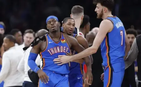 NBA Penalizes Fears, Dort for Roles in Pelicans vs. Thunder Altercation