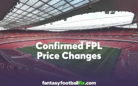 FPL Update: Fernandes Increases as Saka and Richarlison Prices Drop