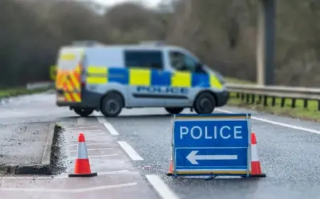 Horror Crash Closes Roads as Emergency Crews Respond Urgently