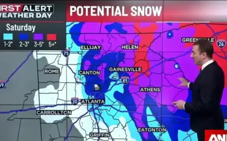 Major Winter Storm Hits Georgia with Heavy Snow and Dangerously Cold Temperatures