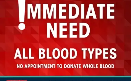 Lifeline Blood Services Urgently Seeks Donations of All Blood Types