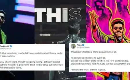 Anirudh Ravichander’s T20 World Cup 2026 Anthem Faces Fan Criticism and Trolls