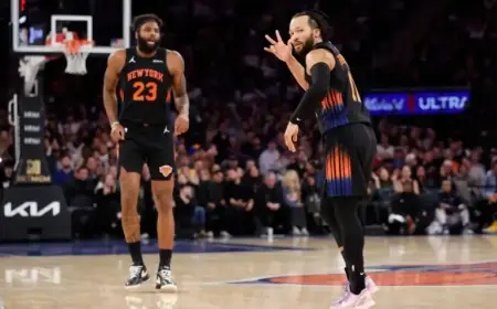 Knicks Secure Fifth Straight Victory in Commanding Win Over Trail Blazers