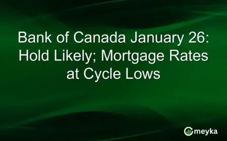 Bank of Canada Expected to Hold Rates; Mortgage Costs Hit Cycle Lows
