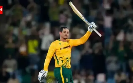 Quinton de Kock Sets New Record with Historic Century