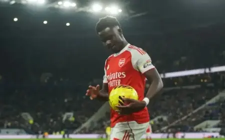 Saka Suffers Injury Preceding Arsenal’s Premier League Match Against Leeds