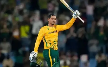 De Kock’s Century Seals Series Win for South Africa Against West Indies