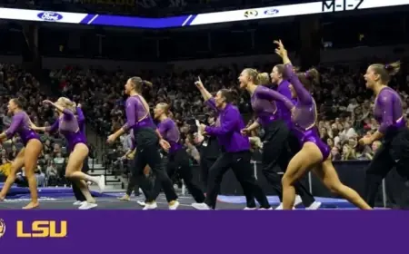 LSU Gymnastics Secures Victory Over Missouri in Thrilling Road Matchup