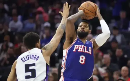 76ers’ Paul George Suspended 25 Games for Anti-Drug Policy Violation