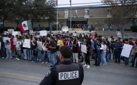 Texas Students Stage Walkout to Protest ICE-Related Deaths