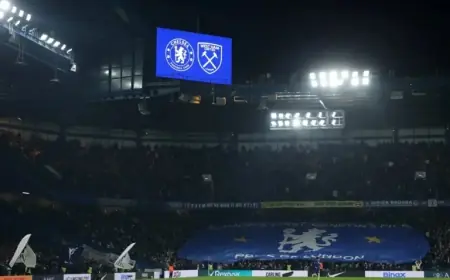 Chelsea Fans Deliver Message to Alejandro Garnacho During West Ham Match