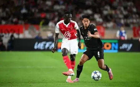 Monaco Fields Diatta, Zakaria in Central Defense Against Rennes
