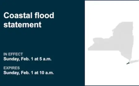 NYC Coastal Flood Warning Hits Staten Island and Brooklyn Sunday