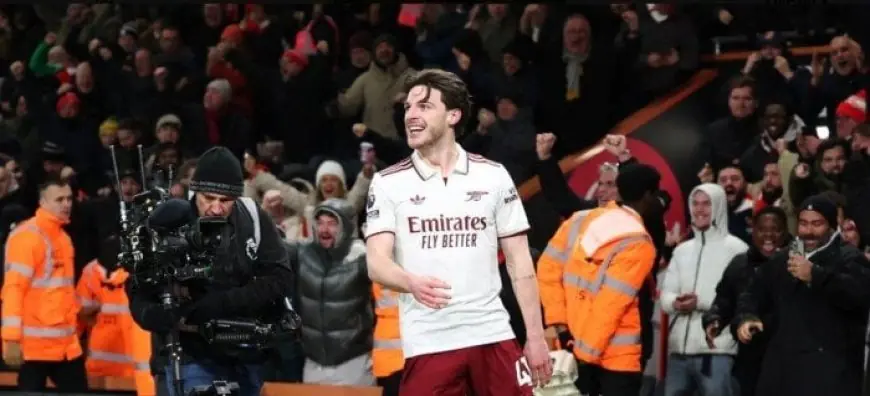 ديكلان رايس يقود أرسنال لانتصار مذهل على بورنموث في الدوري الإنجليزي فيديو