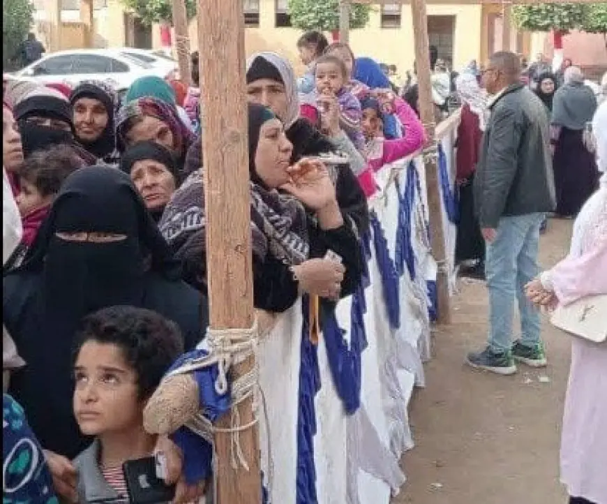 إقبال هائل على صناديق الاقتراع في المنيا خلال جولة الإعادة بـ27 دائرة انتخابية ملغاة