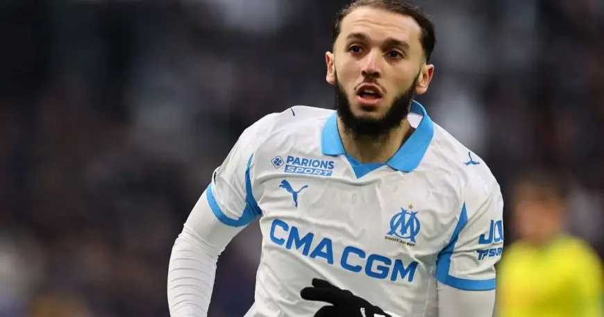 عودة أمين غويري المثير في هزيمة مارسيليا بـ9 لاعبين بعد غيابه عن كأس إفريقيا