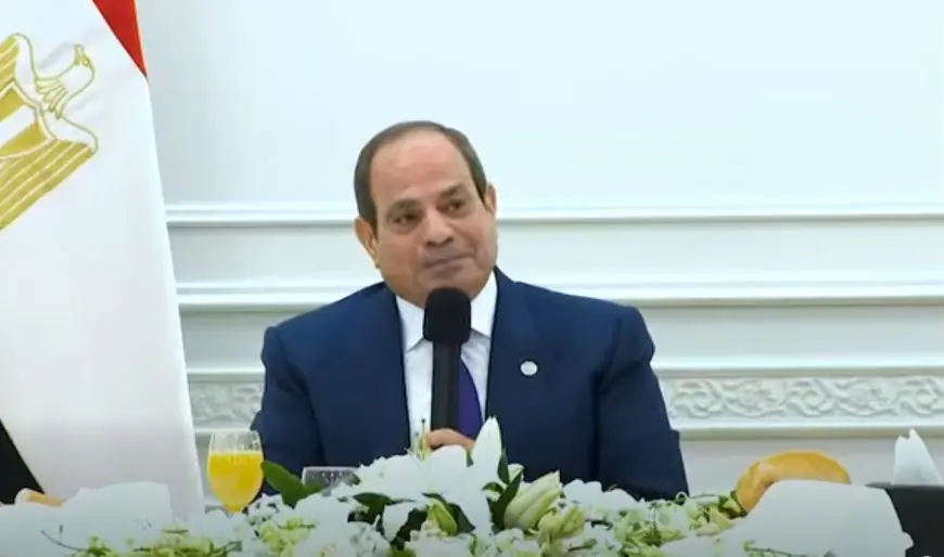 الرئيس السيسي يهنئ الشعب المصري بعيد الميلاد من كاتدرائية ميلاد المسيح: كل سنة وأنتم بخير