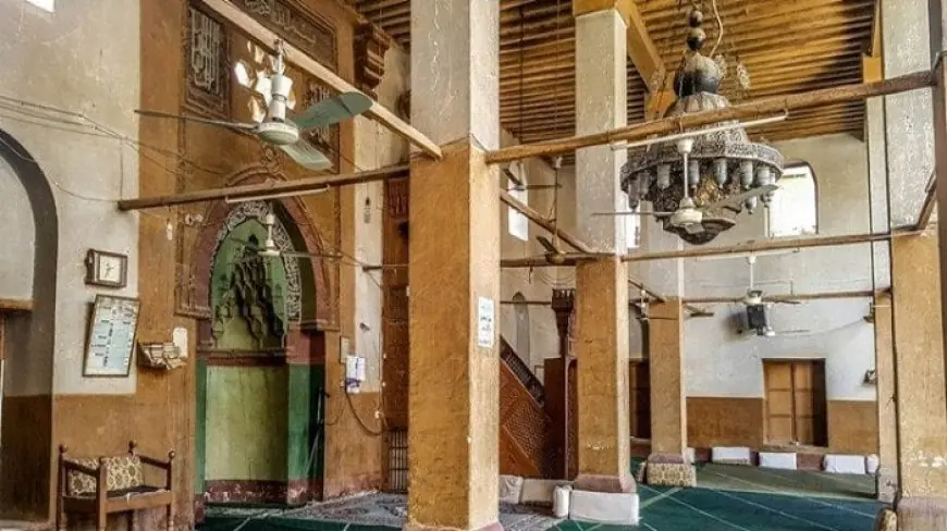 الآثار توضح تفاصيل أنباء ترميم سقف مسجد الأمير عثمان بجرجا بسوهاج