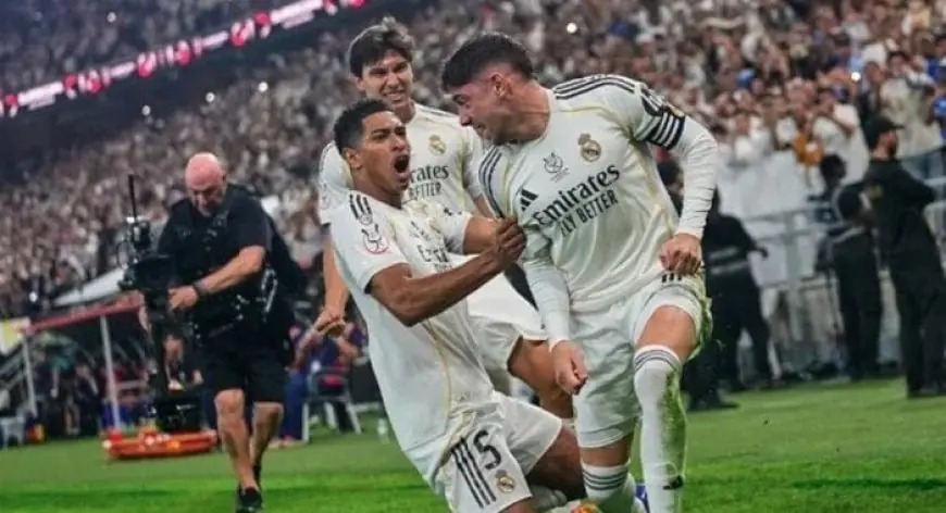 السوبر الإسباني: ريال مدريد يتفوق على أتلتيكو بمدريد بصاروخية فالفيردي في الشوط الأول