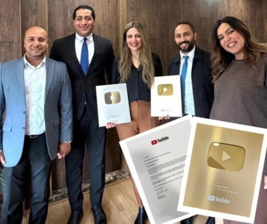 بنك مصر أول بنك مصري يحصل على الدرع الذهبي من يوتيوب ويتفوق على منصات التواصل الاجتماعي بأكبر قاعدة متابعين والأكثر تفاعلًا