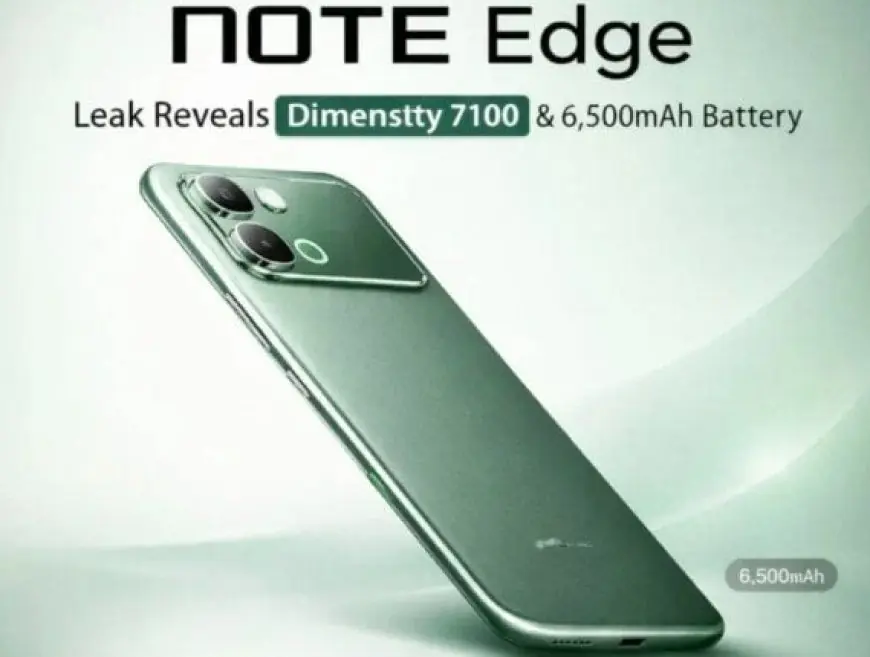 تعرف على هاتف Infinix NOTE Edge الجديد بمعالج MediaTek Dimensity 7100
