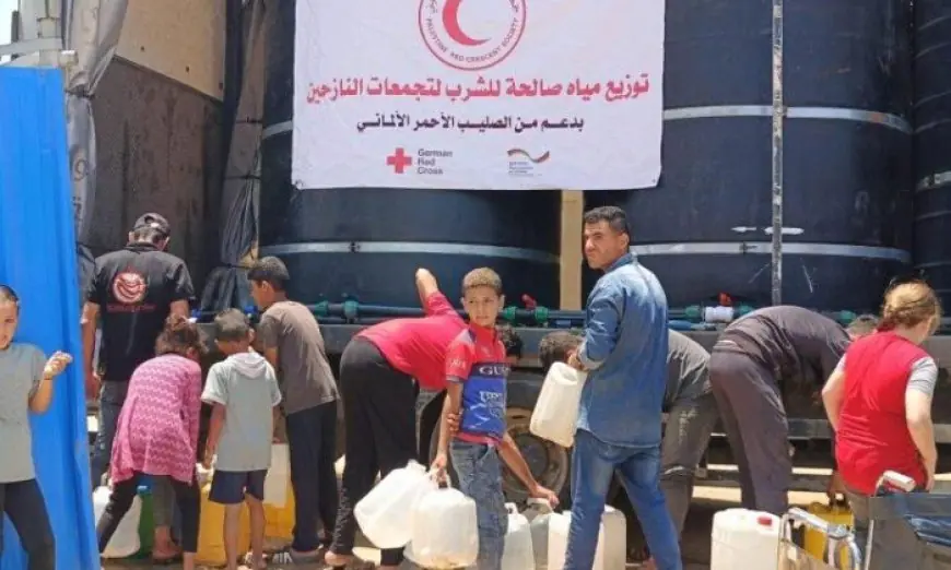 الصليب الأحمر الألماني يصف أوضاع الإمدادات في قطاع غزة بالمروعة بسبب فصل الشتاء