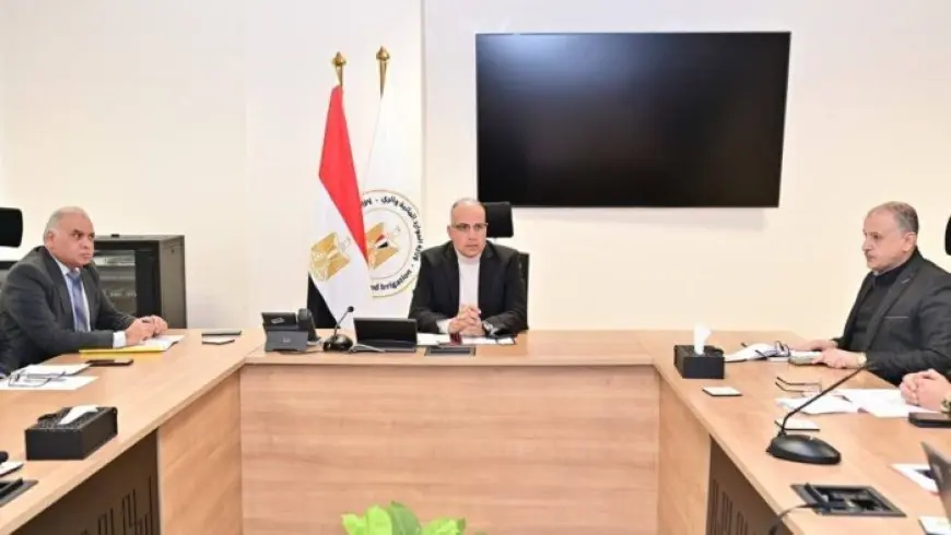 وزير الري يتابع تقدم تنفيذ مشروع تحسين جودة المياه في مصرف كيتشنر