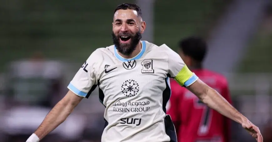 كريم بنزيما يقترب من تحقيق الهاتريك السادس مع الاتحاد