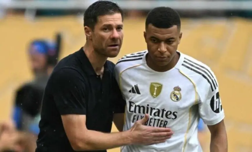 مبابي يودع تشابي ألونسو برسالة مؤثرة عقب مغادرته ريال مدريد