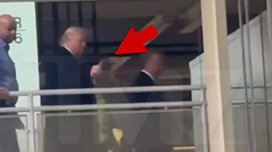 President Trump Caught on Video Gesturing at Ford Worker After Heated Exchange