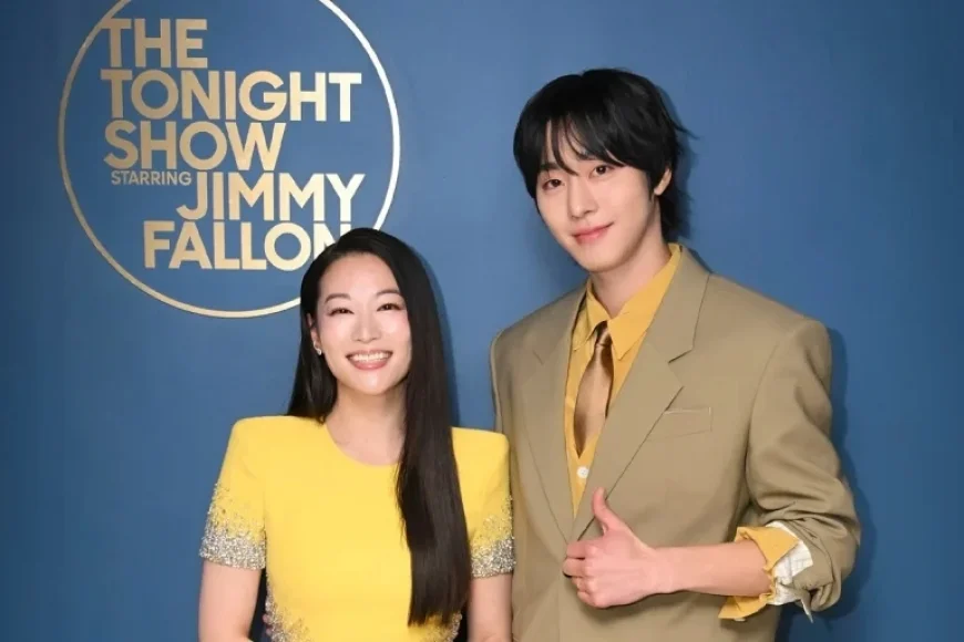 Arden Cho, Ahn Hyo Seop Discuss “KPop Demon Hunters” on Jimmy Fallon Show