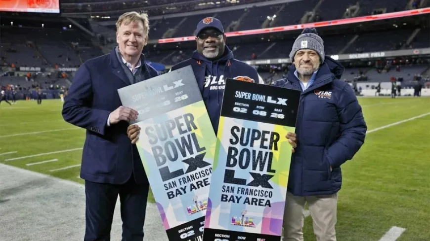 NFL’s Roger Goodell, Bears Award Super Bowl Tickets to Flag Football Pioneer